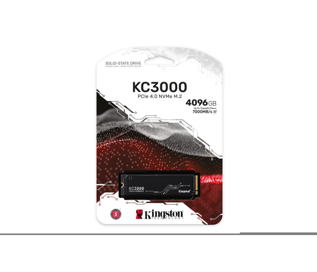 Kingston 4TB M.2 PCIe Gen4 NVMe KC3000 - 691114 - zdjęcie 6